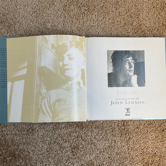 John Lennon Imagine, A Celebration of John Lennon Hardcover - Picture 4 of 7